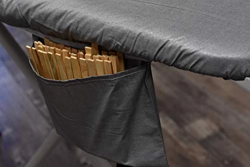Ironing Board Cover - Silicone Coating To Prevent Staining And Scorching, Elasticized Edge, Thick Padding, Secure Straps, Attached Storage Pocket For Iron Accessories. (Standard Size - 15" X 54") 6 Ironing Board Cover - Silicone Coating To Prevent Staining And Scorching, Elasticized Edge, Thick Padding, Secure Straps, Attached Storage Pocket For Iron Accessories. (Standard Size - 15" X 54") - Image 4