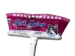 The Original Soft Sweep Magnetic Action Broom 4 Assorted Color Brooms Per Case -Household Cleaning Supply Store 41ccGOCe3ZL