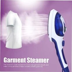 Powerful Portable Steamer - Easily Remove Wrinkles With Electric Fabric Heat Tool - Compatible (110V) - Perfect For Travel Or Home Use -Household Cleaning Supply Store 41d6bMqNmlL