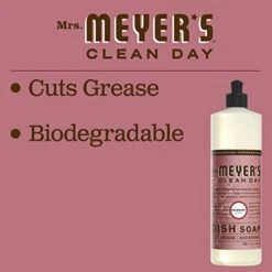 Mrs Meyers Dish Soap, Liq, Rosemary, 16 Fl Oz (Pack Of 6) -Household Cleaning Supply Store 41dfKdTnC6L