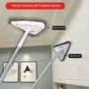 59 Inches Wall Cleaning Mop Triangle Mop Wall Cleaner With Long Handle Microfiber Dust Mop For Cleaning Wall, Ceiling, Baseboard, Windows -Household Cleaning Supply Store 41dxddWYXcL