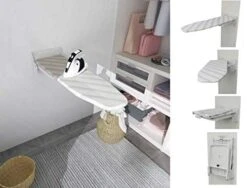 BYHai Wall Mounted Iron Board Fold Away Ironing Board With Heat Resistant Cover 11 BYHai Wall Mounted Iron Board Fold Away Ironing Board With Heat Resistant Cover -Household Cleaning Supply Store 41eSEaAuJkL
