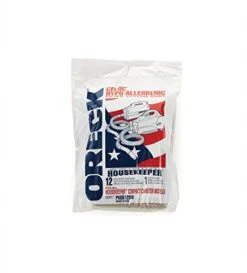 Oreck Commercial PKBB12DW Super Compact Canister Advanced Filtration Disposable Bags (Pack Of 12)