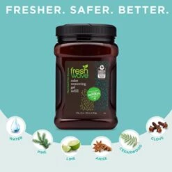 Fresh Wave Odor Removing Gel Refill, 63 Oz.| Safer Odor Absorbers For Home | Natural Plant-Based Odor Eliminator | Every 15 Oz. Lasts 30-60 Days | For Cooking, Trash & Pets -Household Cleaning Supply Store 41eWuddRifL