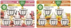 Air Wick Plug In Scented Oil Refill Bundle, 5ct, Fresh Watermelon & Berries, Air Freshener Spring Collection & Air Wick Plug In Scented Oil Refill, Fresh Mango & Kiwi, Essential Oils -Household Cleaning Supply Store 41f1JW6FVEL. AC