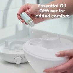 Frida Baby 3-in-1 Humidifier With Diffuser And Nightlight, White -Household Cleaning Supply Store 41fEwsIT0WL