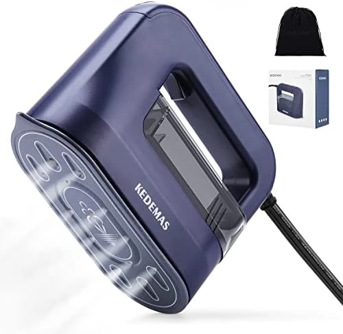 Travel Steamer For Clothes, KEDEMAS 1300W Powerful Handheld Garment Fabric Iron, Horizontal And Vertical Ironing 4 In 1, 40s Fast Heat-up, Portable Mini Steaming Iron For Home And Traveling, Dark Blue 7 Travel Steamer For Clothes, KEDEMAS 1300W Powerful Handheld Garment Fabric Iron, Horizontal And Vertical Ironing 4 In 1, 40s Fast Heat-up, Portable Mini Steaming Iron For Home And Traveling, Dark Blue - Image 5
