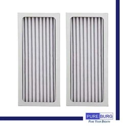 PUREBURG Replacement True HEPA Filter Compatible With Hamilton Beach TrueAir Compact Pet Air Purifiers 04383 04384 04385 04386, Part # 990051000,H13 High-efficiency Air Clean Dust Voc Odor,2-Pack -Household Cleaning Supply Store 41gXPcggowL