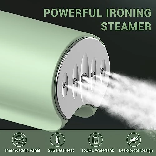 Steamer For Clothes, Foldable Handheld Clothing Wrinkles Remover For Garments 20 Second Fast Heat-up Fabric Steam Iron For Home, Travel And Office 6 Steamer For Clothes, Foldable Handheld Clothing Wrinkles Remover For Garments 20 Second Fast Heat-up Fabric Steam Iron For Home, Travel And Office - Image 4