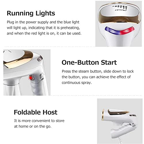 Irishom Garment Steamer Handheld Folding Household Mini Steam Iron 1600W Adjustable Temperature Ironing Machine For Travel 5 Irishom Garment Steamer Handheld Folding Household Mini Steam Iron 1600W Adjustable Temperature Ironing Machine For Travel - Image 3