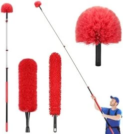 20 Foot High Reach Dusting Kit With 5-12 Foot Extension Pole // High Ceiling Duster With Telescopic Pole // Cobweb Duster // Microfiber Duster // Outdoor & Indoor Extendable Duster Cleaning Kit 12 20 Foot High Reach Dusting Kit With 5-12 Foot Extension Pole // High Ceiling Duster With Telescopic Pole // Cobweb Duster // Microfiber Duster // Outdoor & Indoor Extendable Duster Cleaning Kit -Household Cleaning Supply Store 41ieo5QU5GL. AC