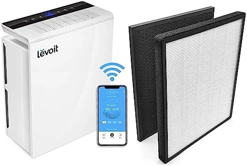 LEVOIT Air Purifiers For Home Large Room Up To 1980 Ft² In 1 Hr With Air Quality Monitor, Smart WiFi And Auto Mode, HEPA Filter Captures Pet Allergies, Smoke, Dust, Pollen, Core 400S, White 7 LEVOIT Air Purifiers For Home Large Room Up To 1980 Ft² In 1 Hr With Air Quality Monitor, Smart WiFi And Auto Mode, HEPA Filter Captures Pet Allergies, Smoke, Dust, Pollen, Core 400S, White - Image 5