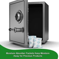 WVacFre 10 Gram(100Packs) Food Grade Moisture Absorber Silica Gel Desiccant Packets For Storage,Desiccant Beads Silica Gel Packs For Moisture Control -Household Cleaning Supply Store 41jdQrKI3oS