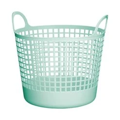 Like-it Laundry Basket, Storage, Round, Made In JAPAN, 25L, SCB-1, Mint Blue
