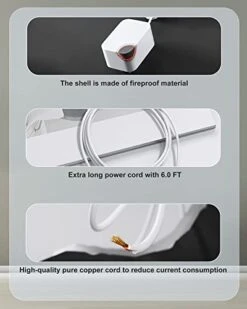 Charger For Black + Decker Floor Sweeper HFS115J10, HFS215J01, HFS215J26QV, HFS413J10, HFS413J18, HFS413J33, Spillbuster Cordless Spill + Spot Cleaner BHSB315JF, BHSB320JP Charger Cord (UL Listed) -Household Cleaning Supply Store 41kECnsS8FL