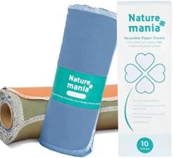 Naturemania Value Pack Of 24 Reusable Paper Towels - Paperless Paper Towels Made With Super-Soft, Pure Absorbent 100% Cotton, Washable Paper Towel Set For Kitchen, Eco Friendly Cloth Paper Towels 13 Naturemania Value Pack Of 24 Reusable Paper Towels - Paperless Paper Towels Made With Super-Soft, Pure Absorbent 100% Cotton, Washable Paper Towel Set For Kitchen, Eco Friendly Cloth Paper Towels -Household Cleaning Supply Store 41kO3veouEL. AC