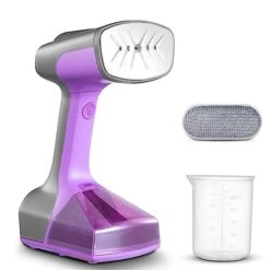 Steamer For Clothes, Moolan 2 In 1 Portable Travel Clothes Steamer, 15S Quick Heat Garment Steamer, 1200W Powerful Clothing Steamer, Handheld Fabric Wrinkles Remover For Home, Office, Travel