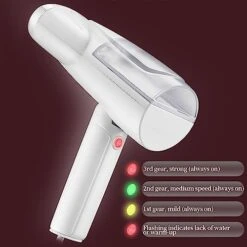 Handheld Steamer For Clothes, Portable Travel Iron - 800W,110V Travel Iron, Garment Steamer, Mini Compact Design, With Fast Heat-up, 3 Steam Gears, Lightweight For Home, Students, And Dorm Rooms -Household Cleaning Supply Store 41mYfBya5KL
