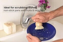 ECOLULU Natural Bamboo Dish Brush Plant Based Bristles | 3 Pack Wooden Dish Brush | Bamboo Scrub Brush For Cleaning Dishes, Pots, Pans And Vegetables | Biodegradable Eco Friendly Products 10 ECOLULU Natural Bamboo Dish Brush Plant Based Bristles | 3 Pack Wooden Dish Brush | Bamboo Scrub Brush For Cleaning Dishes, Pots, Pans And Vegetables | Biodegradable Eco Friendly Products -Household Cleaning Supply Store 41mwC1kaj5L