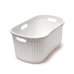 Addis Faux Rattan Hipster Laundry Basket 40 Litre, Calico/Cream -Household Cleaning Supply Store 41oC4WhMOMS