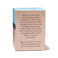 CLARK'S Cutting Board Oil Scrub Brush - Round Wood Applicator For Food Grade Mineral Oil And Wax On Wooden Bamboo, Cast Iron, And Utensils – USA Maple Construction – Kitchen Countertops Food Safe -Household Cleaning Supply Store 41pp6dmjIVL