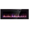 Xbeauty 60" Electric Fireplace In-Wall Recessed And Wall Mounted 1500W Fireplace Heater And Linear Fireplace With Timer/Multicolor Flames/Touch Screen/Remote Control (Black) -Household Cleaning Supply Store 41ppxk5YNCL