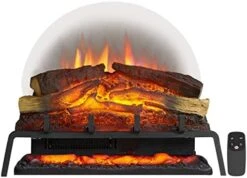 LegendFlame 23" W Free Standing Electric Fireplace Log Set (EF290), Fireplace Insert, Heater 750W/1500W, Crackling Sound, Remote Control 18 LegendFlame 23" W Free Standing Electric Fireplace Log Set (EF290), Fireplace Insert, Heater 750W/1500W, Crackling Sound, Remote Control -Household Cleaning Supply Store 41qCSzsEyRL. AC