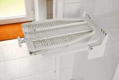 MYOYAY Wall Mounted Ironing Board 13 X 37 Inch Space-Saving 180° Swive Fold Away Ironing Board With Heat Resistant Cover For Home House Held Laundry With Manual，White -Household Cleaning Supply Store 41qhtA7gnCL