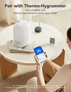 Govee Life Smart 3L Humidifiers For Bedroom, Top Fill Cool Mist Humidifiers With Essential Oil Diffuser, Humidity Control, WiFi Air Humidifier With Night Light, For Baby, Plants, Home, Work With Alexa 10 Govee Life Smart 3L Humidifiers For Bedroom, Top Fill Cool Mist Humidifiers With Essential Oil Diffuser, Humidity Control, WiFi Air Humidifier With Night Light, For Baby, Plants, Home, Work With Alexa -Household Cleaning Supply Store 41rLlsH57LL