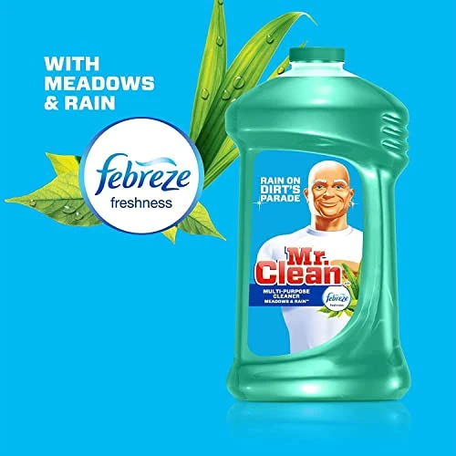 Mr. Clean Meadows And Rain Febreze Freshness Multi-Surface Cleaner 45 Fl Oz (Pack Of 2) 90 Fl Oz 6 Mr. Clean Meadows And Rain Febreze Freshness Multi-Surface Cleaner 45 Fl Oz (Pack Of 2) 90 Fl Oz - Image 4