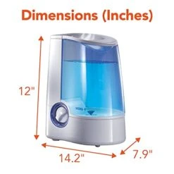 Vicks® Vicks Warm Mist Humidifier, Small To Medium Rooms, 1 Gallon Tank – Vaporizer and Warm Mist Humidifier for Baby and Kids Rooms, Bedrooms And More -Household Cleaning Supply Store 41sN2JNTARL