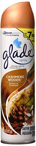 Glade® Glade Cashmere Woods Air Freshener Aerosol, 8 Ounce - 12 Per Case.