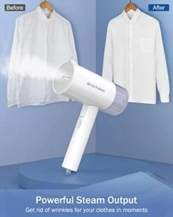 BEAUTURAL Steamer For Clothes, Foldable Handheld Clothing Wrinkles Remover For Garments, 30-Second Fast Heat-up, Portable Fabric Steamer For 120V Countries, Not For Use In 220V Such As Europe 10 BEAUTURAL Steamer For Clothes, Foldable Handheld Clothing Wrinkles Remover For Garments, 30-Second Fast Heat-up, Portable Fabric Steamer For 120V Countries, Not For Use In 220V Such As Europe -Household Cleaning Supply Store 41tgOYadInL