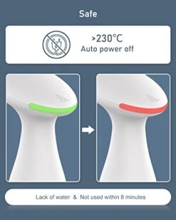 COKUNST Mini Handheld Garment Steamer, 30s Fast Heat-up Steam Iron, Travel Steamer For Clothes With Detachable Water Tank And Static Brush, Mini Clothes Steamer For Home, Travel, Business Trips (120v 800w) 13 COKUNST Mini Handheld Garment Steamer, 30s Fast Heat-up Steam Iron, Travel Steamer For Clothes With Detachable Water Tank And Static Brush, Mini Clothes Steamer For Home, Travel, Business Trips (120v 800w) -Household Cleaning Supply Store 41tiuszrEAL