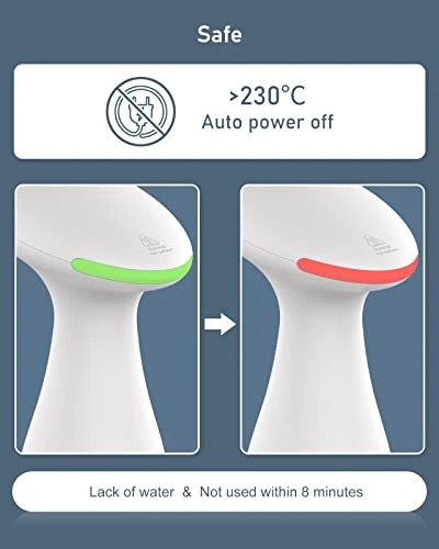 COKUNST Mini Handheld Garment Steamer, 30s Fast Heat-up Steam Iron, Travel Steamer For Clothes With Detachable Water Tank And Static Brush, Mini Clothes Steamer For Home, Travel, Business Trips (120v 800w) 8 COKUNST Mini Handheld Garment Steamer, 30s Fast Heat-up Steam Iron, Travel Steamer For Clothes With Detachable Water Tank And Static Brush, Mini Clothes Steamer For Home, Travel, Business Trips (120v 800w) - Image 6