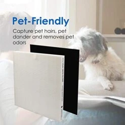 Flintar H13 True HEPA Replacement Filters, Compatible With Coway Air Purifier AP-1512HH And Airmega 200M, H13 Grade True HEPA And 2 Activated Carbon Filters (1-Pack) -Household Cleaning Supply Store 41uuZVm9TsL