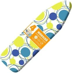 Ironing Board Cover And Pad, Standard Size 15" X 54" Iron Board Replacement Cover, 4 Layers Extra Thick Iron Board Cover Resist Scorching And Staining With Elastic Edge And 2 Fastener Straps -Household Cleaning Supply Store 41uvqB I85L. AC
