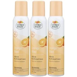 Citrus Magic Natural Odor Eliminator Air Freshener Spray For Home, Orange Blast, 3-Ounce, Pack Of 3 -Household Cleaning Supply Store 41v4ErrYd5L 1