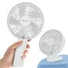 HandFan 6 Inch Handheld Fan 4000mAh Battery Operated Fan 6 Settings Personal Desktop Fan With 5-34H Working Time Removable Base Strong Airflow -Household Cleaning Supply Store 41vFUpvtrXL