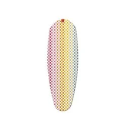 Rayen 6282.01 Reversible Ironing Board Cover| 3 Layers: Foam, 100% Cotton Fabric And Aluminium Coating| Special Range| 122 X 44 Cm| Light Grey Metallic/Multi|Coloured, 122 X 44