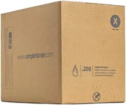 Simplehuman Code E Custom Fit Drawstring Trash Bags In Dispenser Packs, 60 Count, 20 Liter / 5.3 Gallon, White -Household Cleaning Supply Store 41xGE6Lj1bL. AC