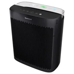 Honeywell HPA5300 InSight HEPA Air Purifier With Air Quality Indicator And Auto Mode, Allergen Reducer For Extra-Large Rooms (500 Sq Ft), Black - Wildfire/Smoke, Pollen, Pet Dander & Dust Air Purifier