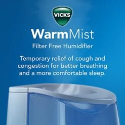 Vicks® Vicks Warm Mist Humidifier, Small To Medium Rooms, 1 Gallon Tank – Vaporizer and Warm Mist Humidifier for Baby and Kids Rooms, Bedrooms And More -Household Cleaning Supply Store 41yZsXCg8oL
