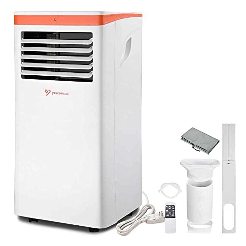 Yescom 10,000 BTU Portable Air Conditioner For Rooms Up To 300 Sq. Ft Compact Home AC Unit With Built-in Dehumidifier & Fan & Sleep Modes Remote Control Dust Cover Window Mount Kit For Home/Office 3 Yescom 10,000 BTU Portable Air Conditioner For Rooms Up To 300 Sq. Ft Compact Home AC Unit With Built-in Dehumidifier & Fan & Sleep Modes Remote Control Dust Cover Window Mount Kit For Home/Office