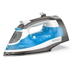 Black & Decker BLACK+DECKER ICR19XS One Step Steam Cord Reel Iron, Blue