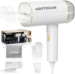 ADOTOCAM Steamer For Clothes, Portable & Compact 1200W Garment Steamer, 30 Seconds Fast Heat Up, With 170ml Large Water Tank, Portable Steamer For Clothes Travel Mini For Home And Travel -Household Cleaning Supply Store 41yyKiZTEhL. AC