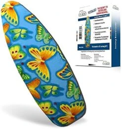 Ezy Iron Ironing Board Cover And Pad - Cuts Ironing Time In Half 15x54 Inch, Thick Padding, Fits Small, Standard Full Size Extra Wide Large 18x49 Inches - Premium Heavy Duty Padded Iron Covers (Beige) -Household Cleaning Supply Store 5102QRKmy7L. AC