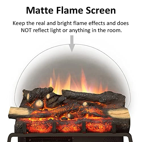 LegendFlame 23" W Free Standing Electric Fireplace Log Set (EF290), Fireplace Insert, Heater 750W/1500W, Crackling Sound, Remote Control 6 LegendFlame 23" W Free Standing Electric Fireplace Log Set (EF290), Fireplace Insert, Heater 750W/1500W, Crackling Sound, Remote Control - Image 4