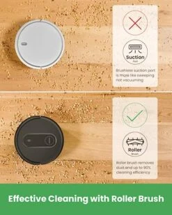 Vactidy Nimble T7 Robot Vacuum And Mop Combo, WiFi/App/Alexa/Siri Control, Robotic Vacuum Cleaner With Schedule, 2 In 1 Watertank & Dustbin, Self-Charging, Slim, Ideal For Hard Floor, Pet Hair, Carpet 12 Vactidy Nimble T7 Robot Vacuum And Mop Combo, WiFi/App/Alexa/Siri Control, Robotic Vacuum Cleaner With Schedule, 2 In 1 Watertank & Dustbin, Self-Charging, Slim, Ideal For Hard Floor, Pet Hair, Carpet -Household Cleaning Supply Store 511DNtXCIZL