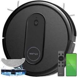 Vactidy Nimble T7 Robot Vacuum And Mop Combo, WiFi/App/Alexa/Siri Control, Robotic Vacuum Cleaner With Schedule, 2 In 1 Watertank & Dustbin, Self-Charging, Slim, Ideal For Hard Floor, Pet Hair, Carpet 15 Vactidy Nimble T7 Robot Vacuum And Mop Combo, WiFi/App/Alexa/Siri Control, Robotic Vacuum Cleaner With Schedule, 2 In 1 Watertank & Dustbin, Self-Charging, Slim, Ideal For Hard Floor, Pet Hair, Carpet -Household Cleaning Supply Store 511aWYn4r5L. AC